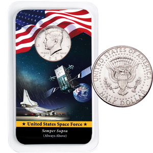 2023 Kennedy Half Dollar in U.S. Space Force Showpak Main Image