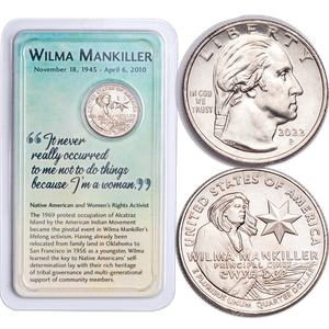 2022 Wilma Mankiller 25C Showpak    MS60 Main Image