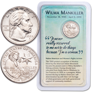 2022 Wilma Mankiller 25C Showpak    MS60 Main Image