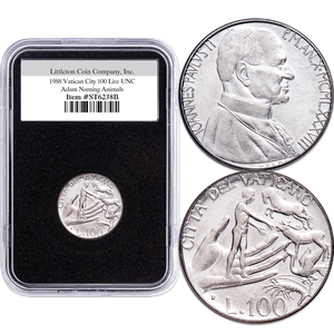 1988 Vatican City 100 Lire Adam Naming the Animals Main Image