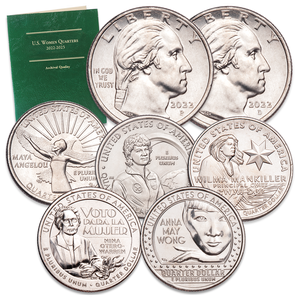 2022 P&D U.S. Women Quarter Set with Folder Main Image