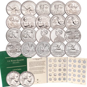 2022-2023 P&D U.S. Women Quarter Set with Folder Main Image