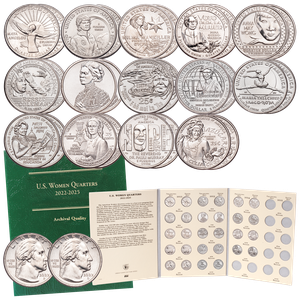 2022-2024 P&D U.S. Women Quarter Set with Folder Main Image