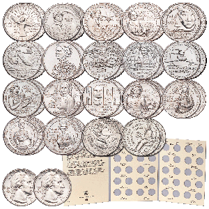 2022-2025 P&D U.S. Women Quarter Set with Folder Main Image