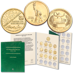 2018-2021 U.S. Innovation Dollar Collection with Folder Main Image