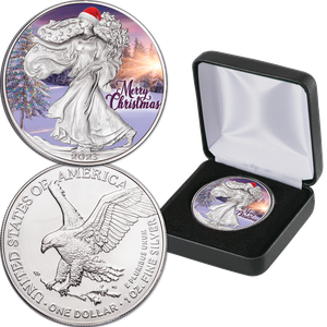 2023 Merry Christmas American Silver Eagle Main Image