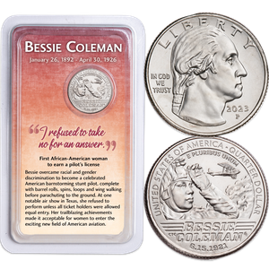 2023 Bessie Coleman U.S. Women Quarter in Showpak Main Image