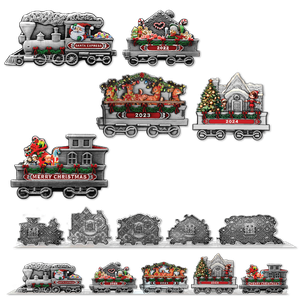 2022-2024 Fiji Half Dollar Holiday Train Set Main Image