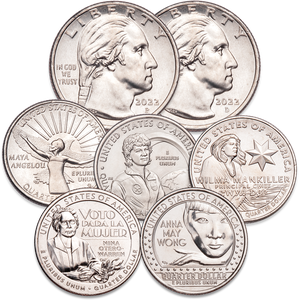 2022 P&D U.S. Women Quarter Set Main Image