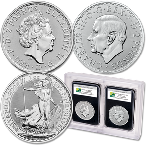 2023 Great Britain Silver Britannia Transition Set Main Image