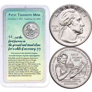2024 Patsy Takemoto Mink U.S. Women Quarter in Showpak Main Image