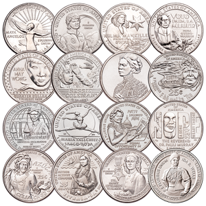 2022-2025 U.S. Women Quarter Set (16 coins) Main Image