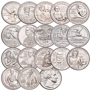 2022-2025 U.S. Women Quarter Set (17 coins) Main Image