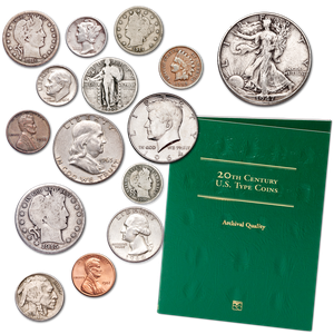 20th Century Last-Year-of-Issue Coin Set with folder Main Image