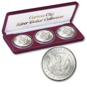 1882-1884 "CC" Mint Morgan Silver Dollar Set Main Image