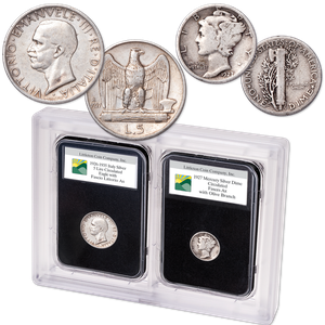 1926-1935 Fasces Ax Set in Deluxe Holder Main Image