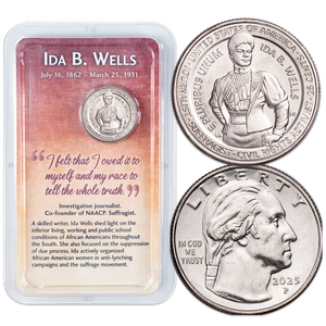 2025 Ida B. Wells U.S. Women Quarter in Showpak Main Image