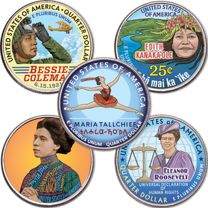 2023 Colorized U.S. Women Quarter Set Main Image