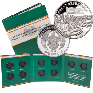 Littleton's $1 Coin Series Honoring America's Greatest Generation and Folder Main Image