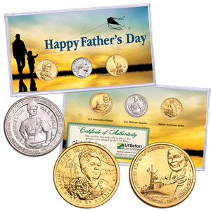 2025 Father's Day Coin Set in Holder Main Image