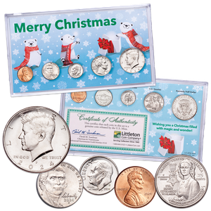 2024 Merry Christmas U.S. Coin Year Set - Bears Main Image