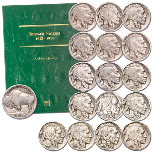 1920-1938 Buffalo Nickel Complete Year Set with Folder Main Image