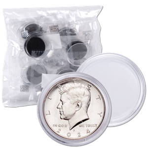 Half Dollar Coin Capsules - 30mm Main Image