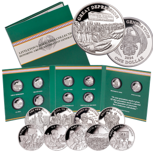 2024 Complete Set of Littleton's $1 Series Honoring America's Greatest Generation Main Image