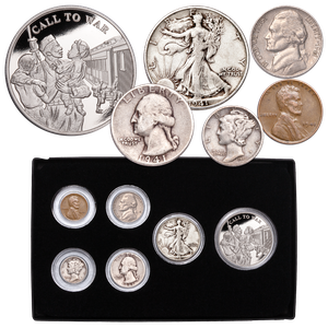 1941 Year Set with Call to War Dollar Main Image