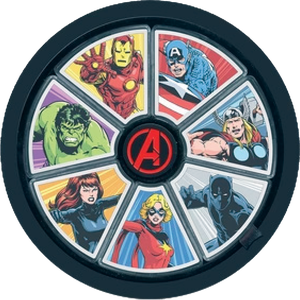 2023 Niue 1 oz. Silver $2 Marvel Avengers Set with Display Main Image