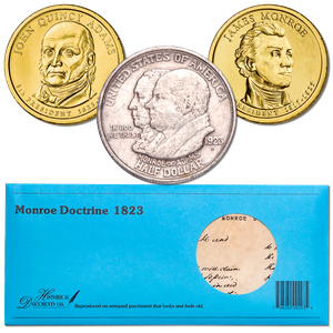 1923 & 2008 Monroe Doctrine Coin Set Main Image