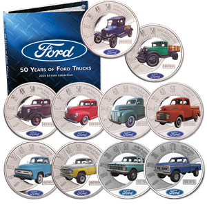 2025 Liberia $1 Ford Truck Series Coins and Folder | Littleton