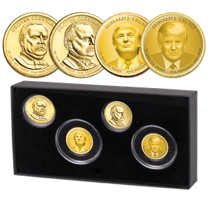 Cleveland & Trump Two Term Presidential Dollar Set Main Image