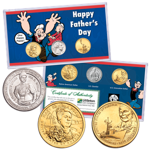 2025 Popeye Father’s Day Coin Set Main Image