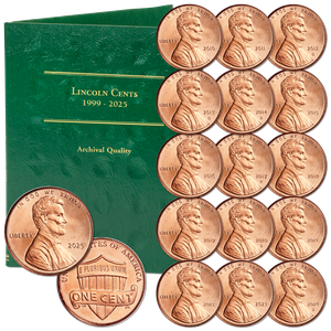 2010-2025 Lincoln Shield Cent Year Set Main Image