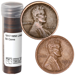 1917-1958 Lincoln Wheat Cent Roll Main Image