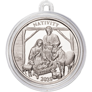 2025 Nativity Niue Half Dollar Ornament Main Image