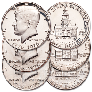 1976 PDS Bicentennial Kennedy Half Dollar Set Main Image