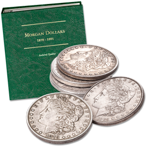 1800s Morgan Dollar Set with Album Main Image