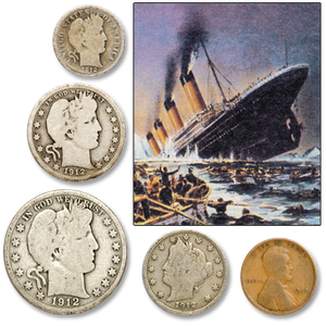1912 Titanic Year Set (5 coins) Main Image