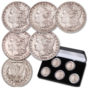 1878-S-1882-S First Five Years Morgan Dollar Set Main Image
