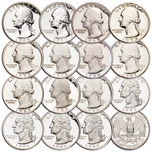 1960-1998 Washington Quarter Set Main Image