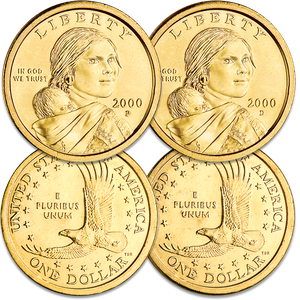 2000 Sacagawea Dollar P&D Set Main Image