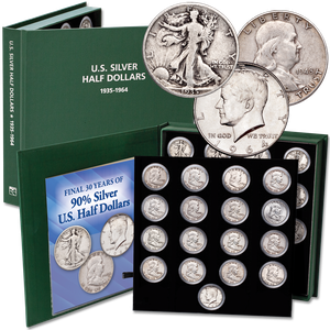 1935-1964 Last 30 Years of Silver Half Dollars Main Image