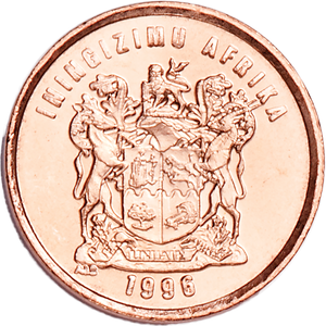 1996 South Africa 1 Cent Main Image