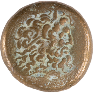 222-204 B.C. Ptolemy IV Extra Large Bronze Zeus Svoronos Main Image