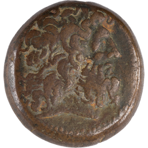 222-204 B.C. Ptolemy IV Bronze Zeus Alexandria Mint Cornucopiae Main Image