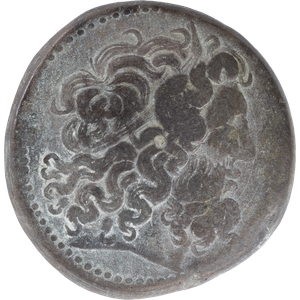 247-222 B.C. Ptolemy III Extra Large Bronze Zeus Svoronos Main Image