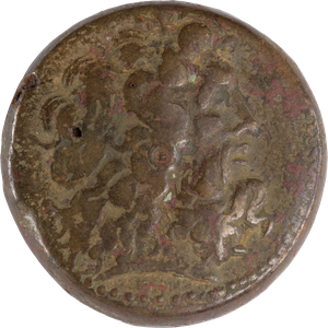 247-222 B.C. Ptolemy III Extra Large Bronze Zeus Svoronos Main Image
