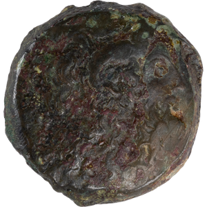 222-204 B.C. Ptolemy IV Small Bronze Zeus Svoronos Main Image